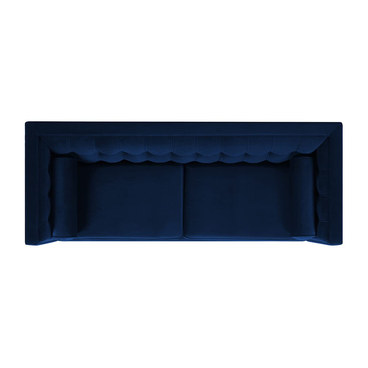 Navy Blue Velvet Tufted Sofa P22180