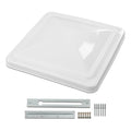 14" x 14" White Roof Vent Cover S294160