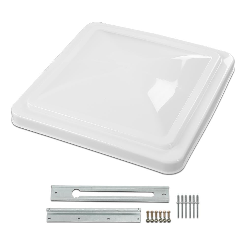 14" x 14" White Roof Vent Cover S294160