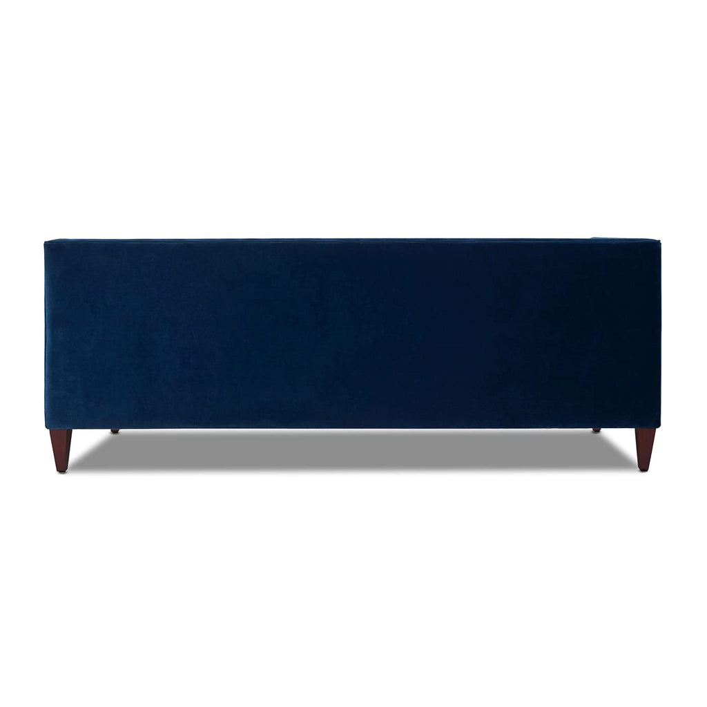 Navy Blue Velvet Tufted Sofa P22180