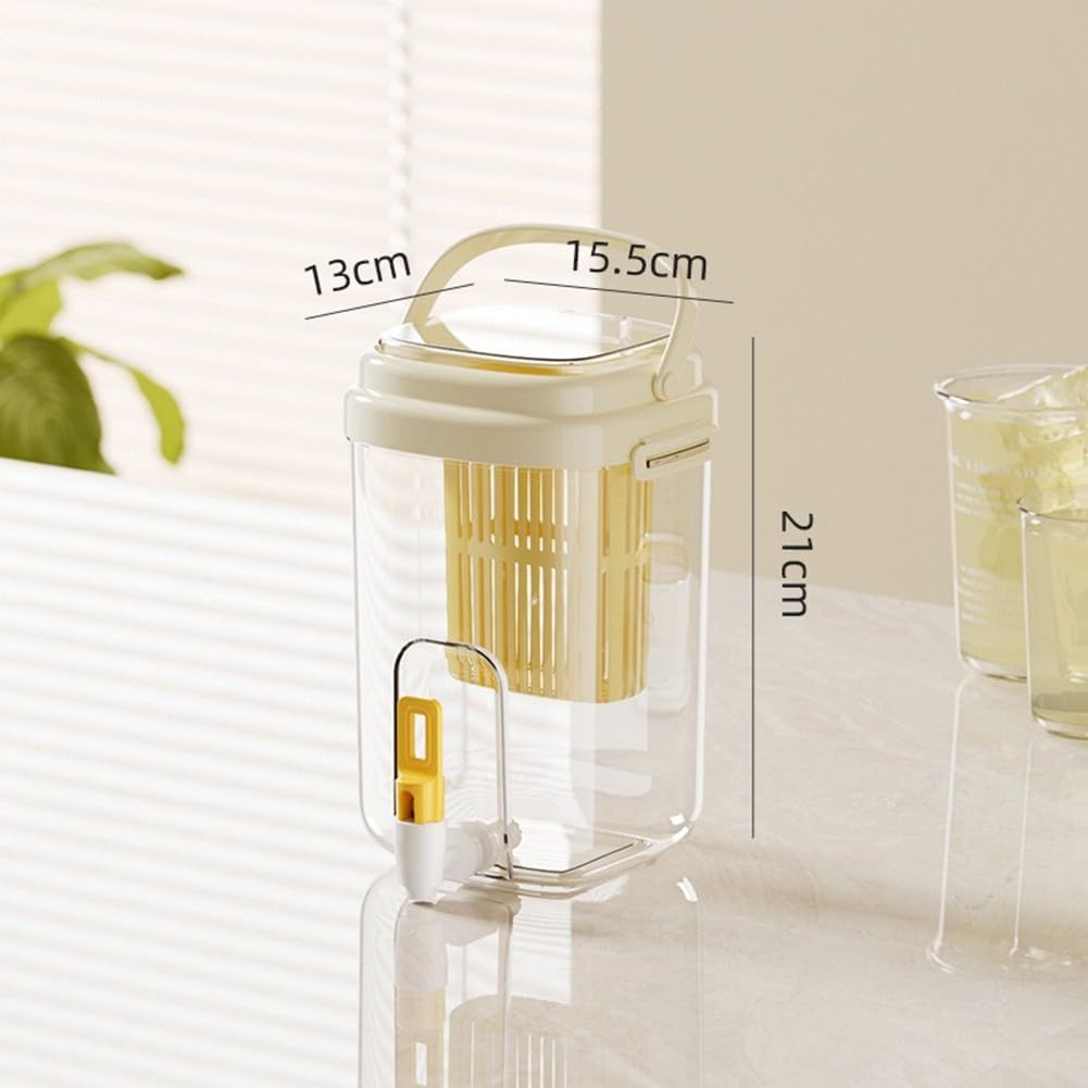 Cold Water Pitcher with Faucet and Tea Infuser D18728