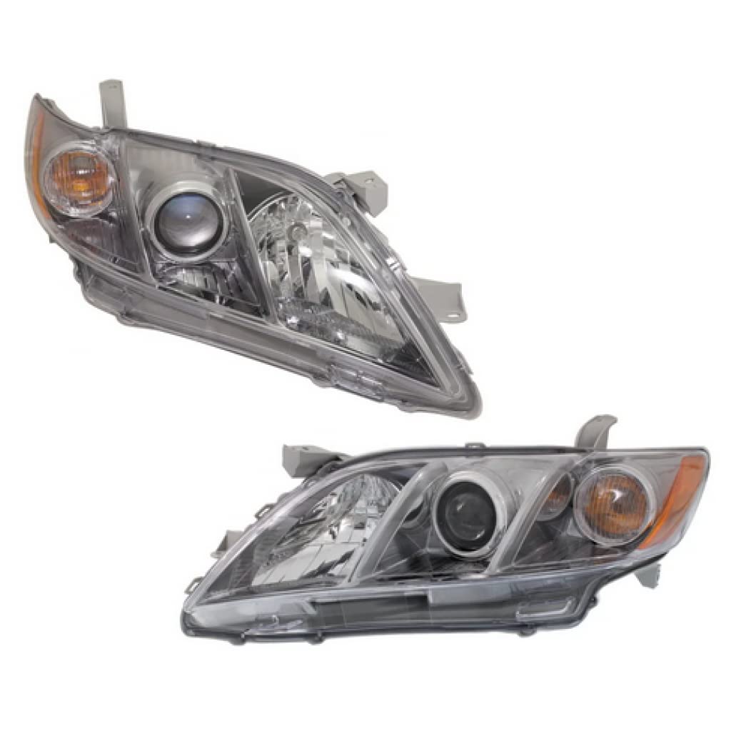 Toyota Camry Headlight 2007 2008 2009 Pair Driver and Passenger Side H918743
