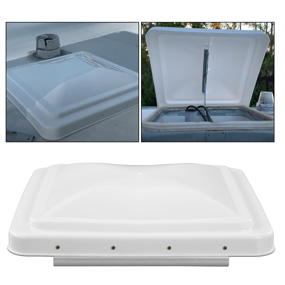 14" x 14" White Roof Vent Cover S294160