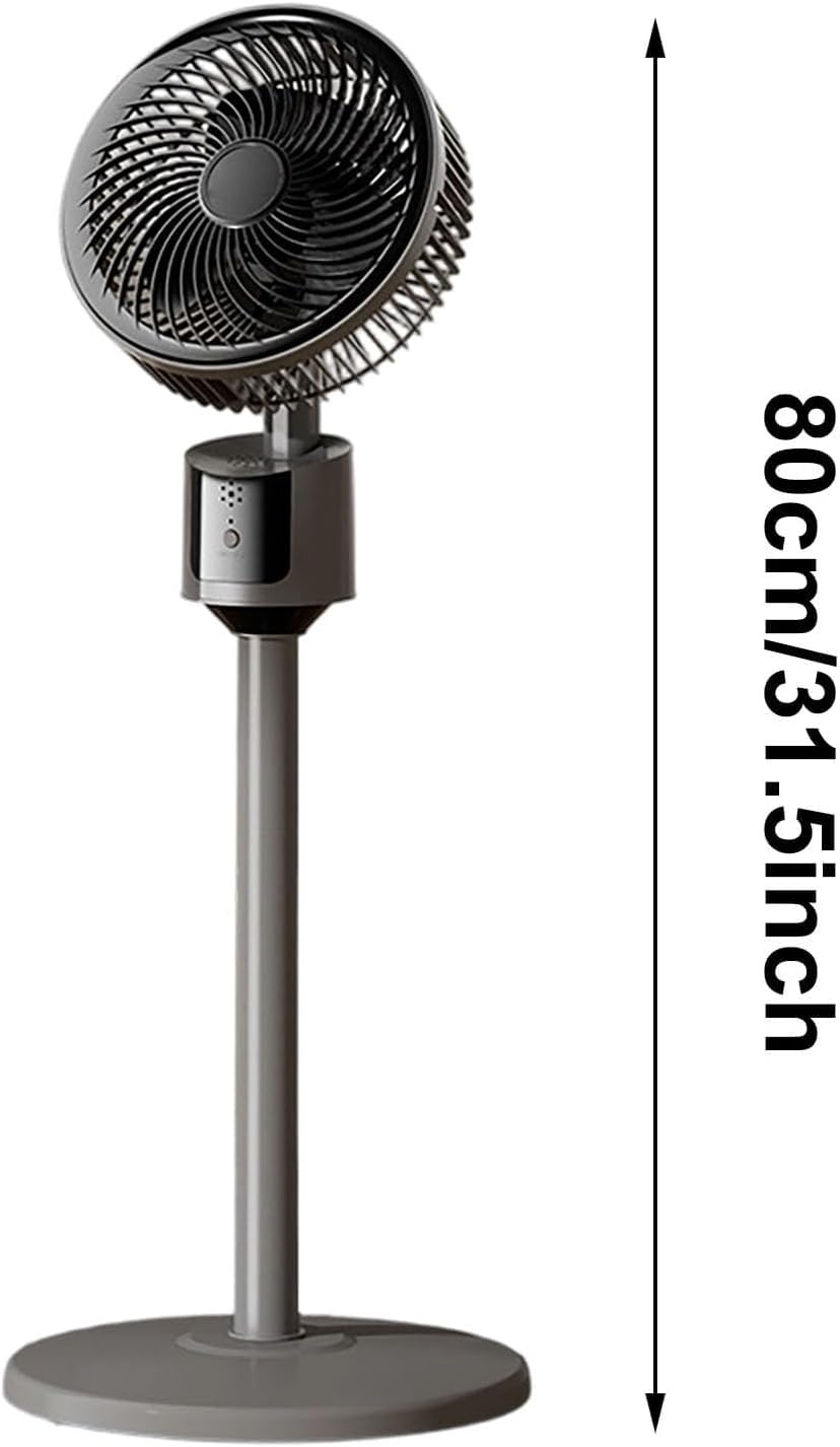 Standing Fan with 90° Oscillation, 3 Speeds, Adjustable Height H3398