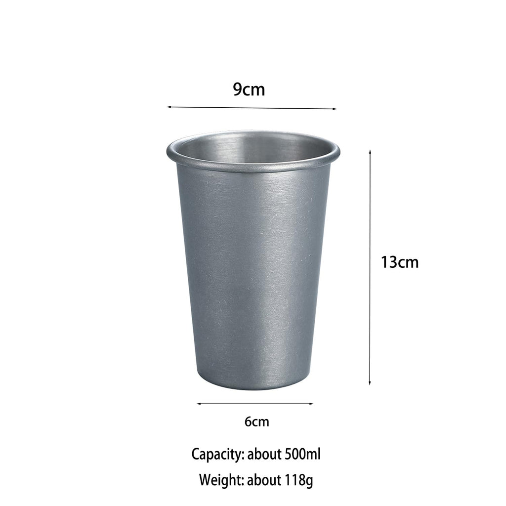 2 Pack Stainless Steel Camping Cup O90303