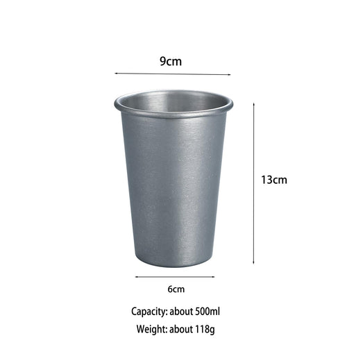 2 Pack Stainless Steel Camping Cup O90303