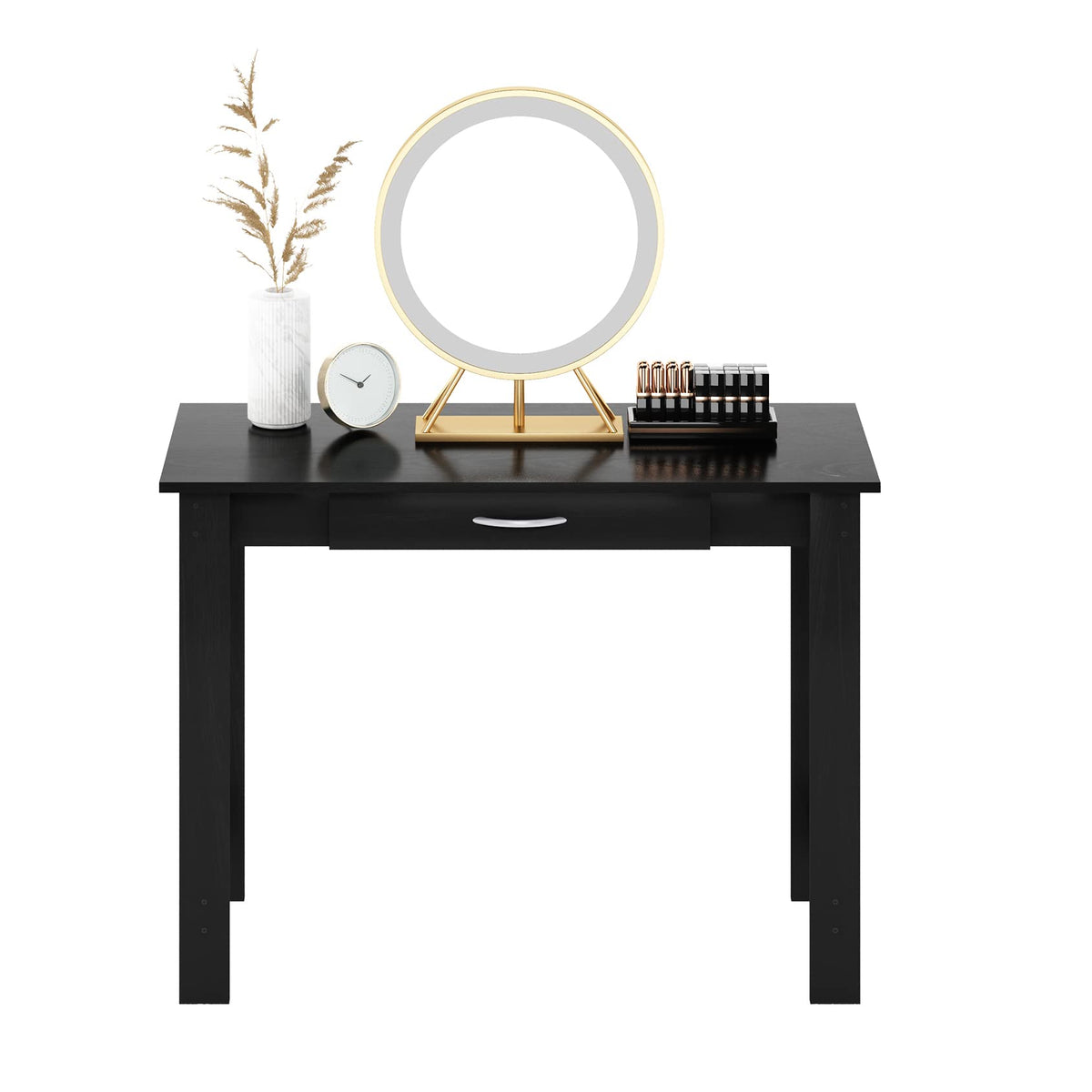 Black Writing Desk with Drawer K604635