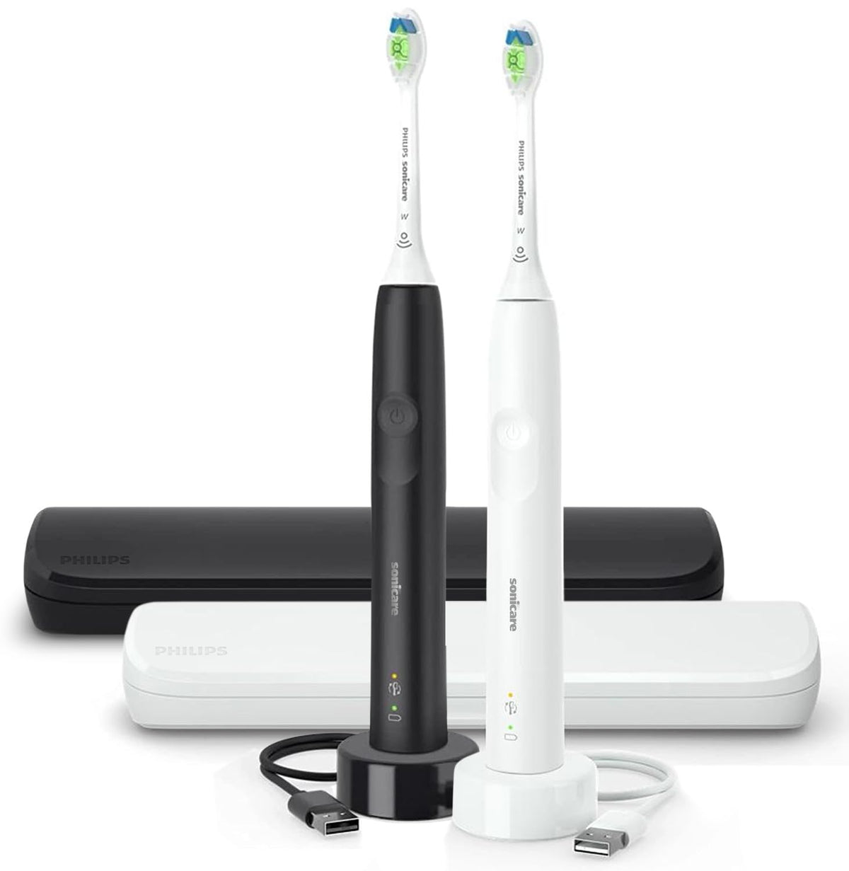 Rechargeable Electric Toothbrush with Pressure Sensor and Travel Case G20780