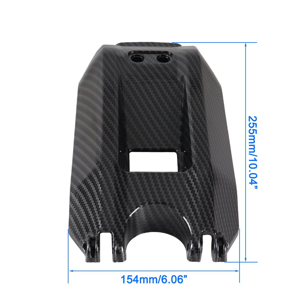 Carbon Fiber Battery Cover Guard for Electric Dirt Bike D6500