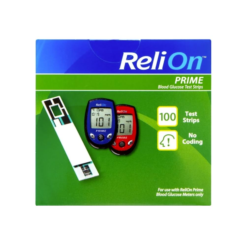 Blood Glucose Test Strips, No Coding, 100 Count A320067