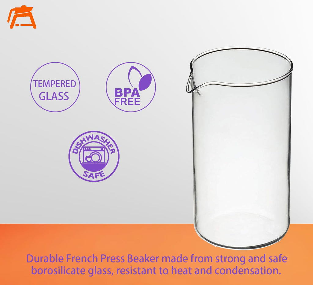 34oz Glass Carafe 8 Cup 1000ml T580