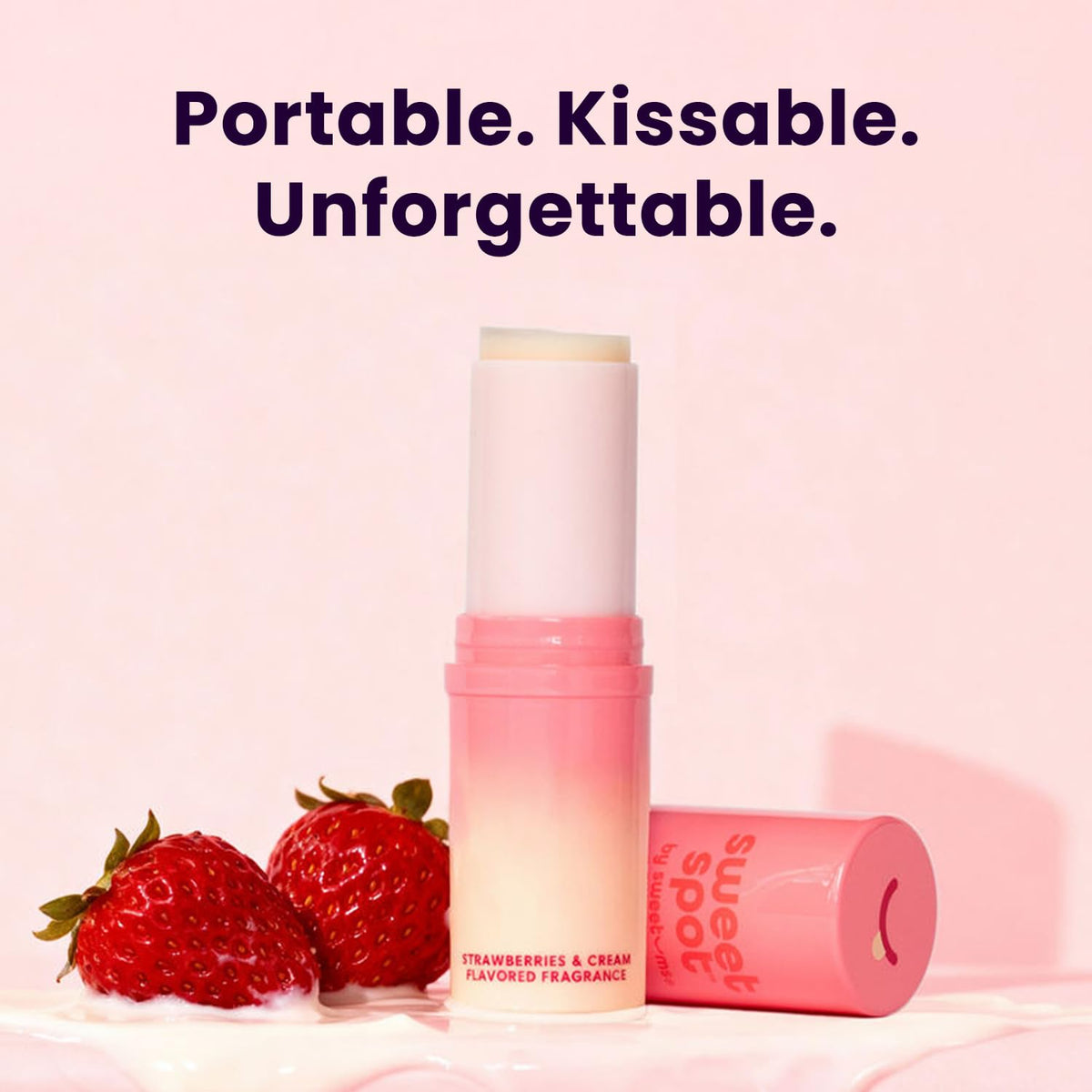 Portable Strawberries & Cream Perfume Stick D229388