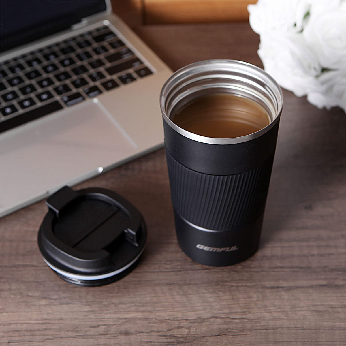 2 Pack 17oz Insulated Travel Coffee Mug with Lid A684