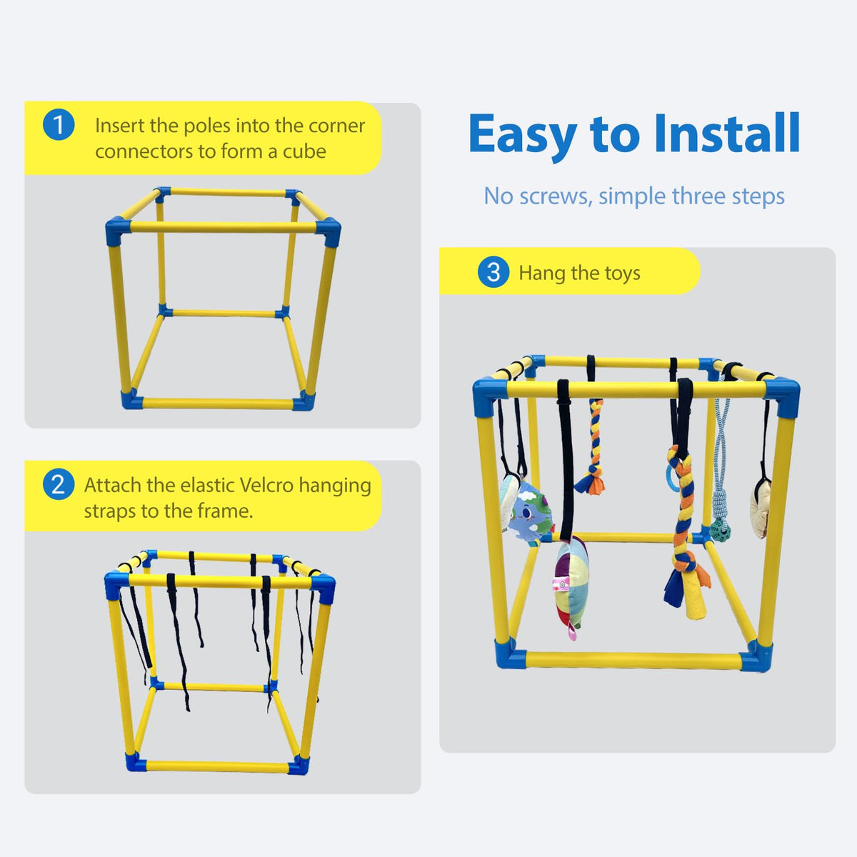 Puppy Play Gym with 8 Hanging Toys X260