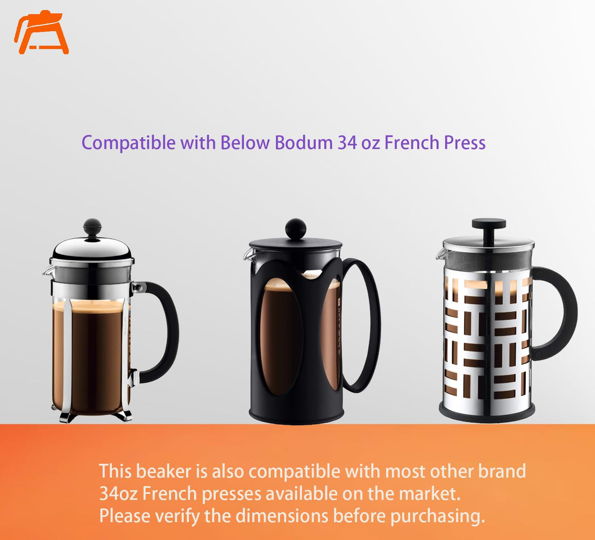 34oz Glass Carafe 8 Cup 1000ml T580
