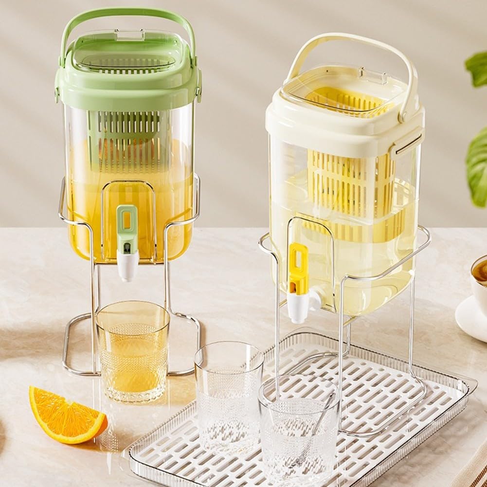 Cold Water Pitcher with Faucet and Tea Infuser D18728