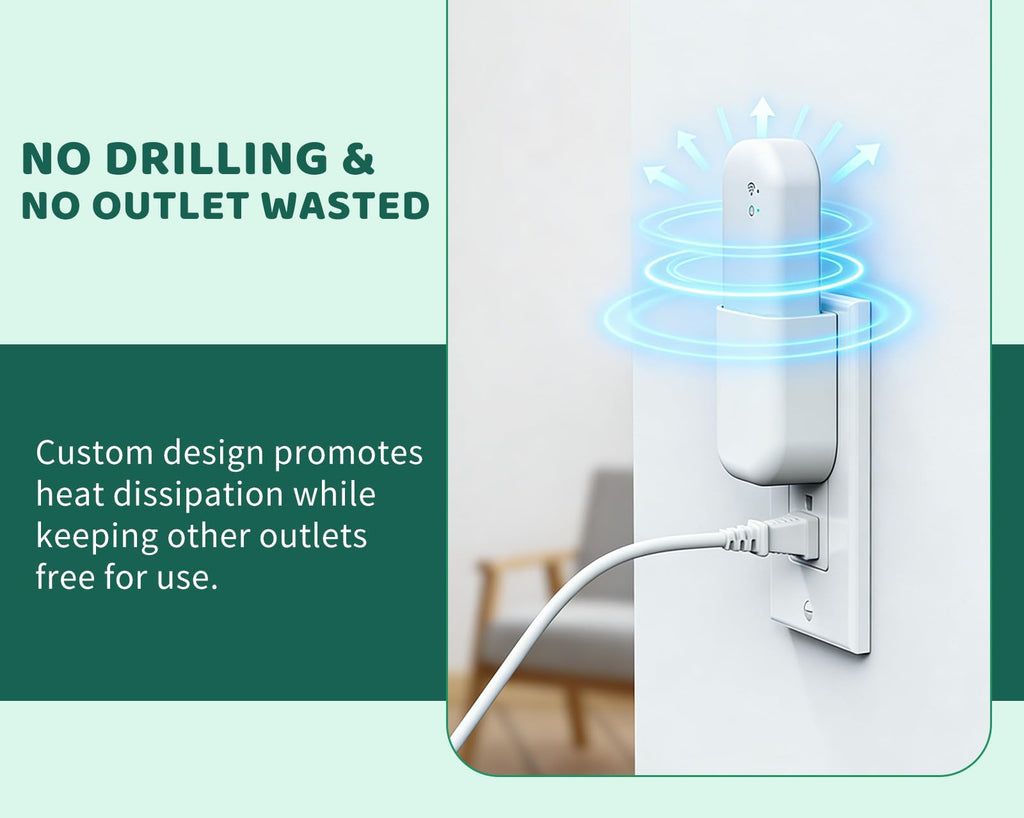Wall Mount Bracket with Built-in Plug F4777
