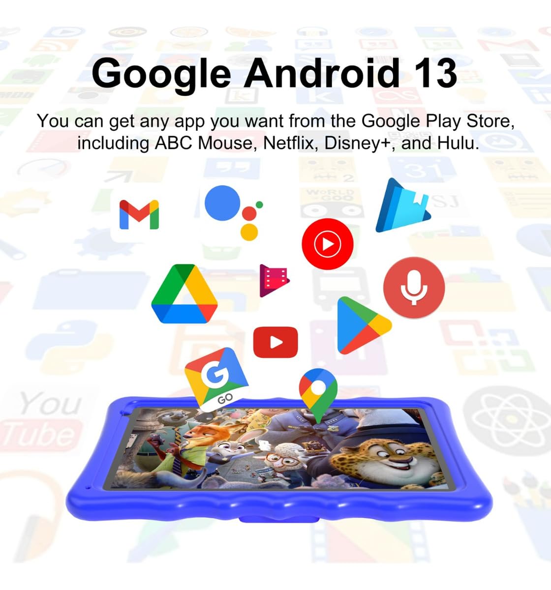 10 Inch Android Tablet with Protective Case C349
