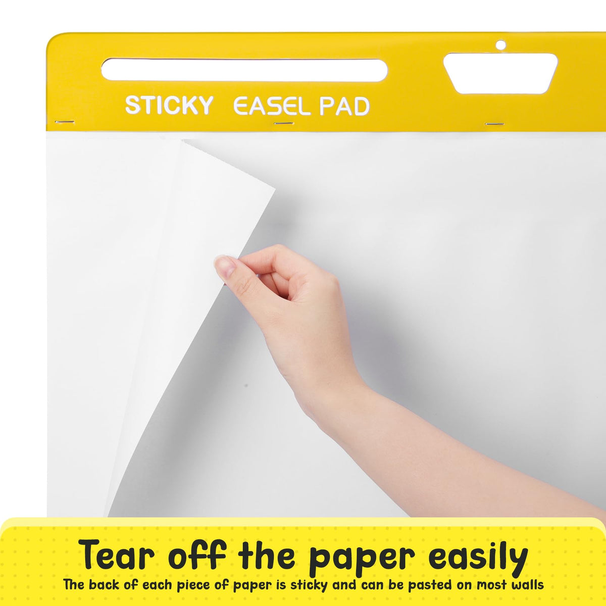 4 Pack White Sticky Easel Pad 25 x 30 in L20994