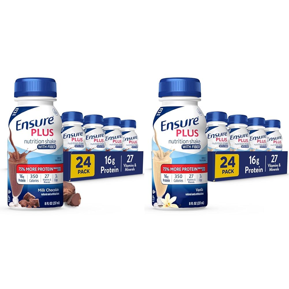Milk Chocolate & Vanilla Nutrition Shake with Fiber, 16 Grams of Protein, 8 Fl Oz E678376