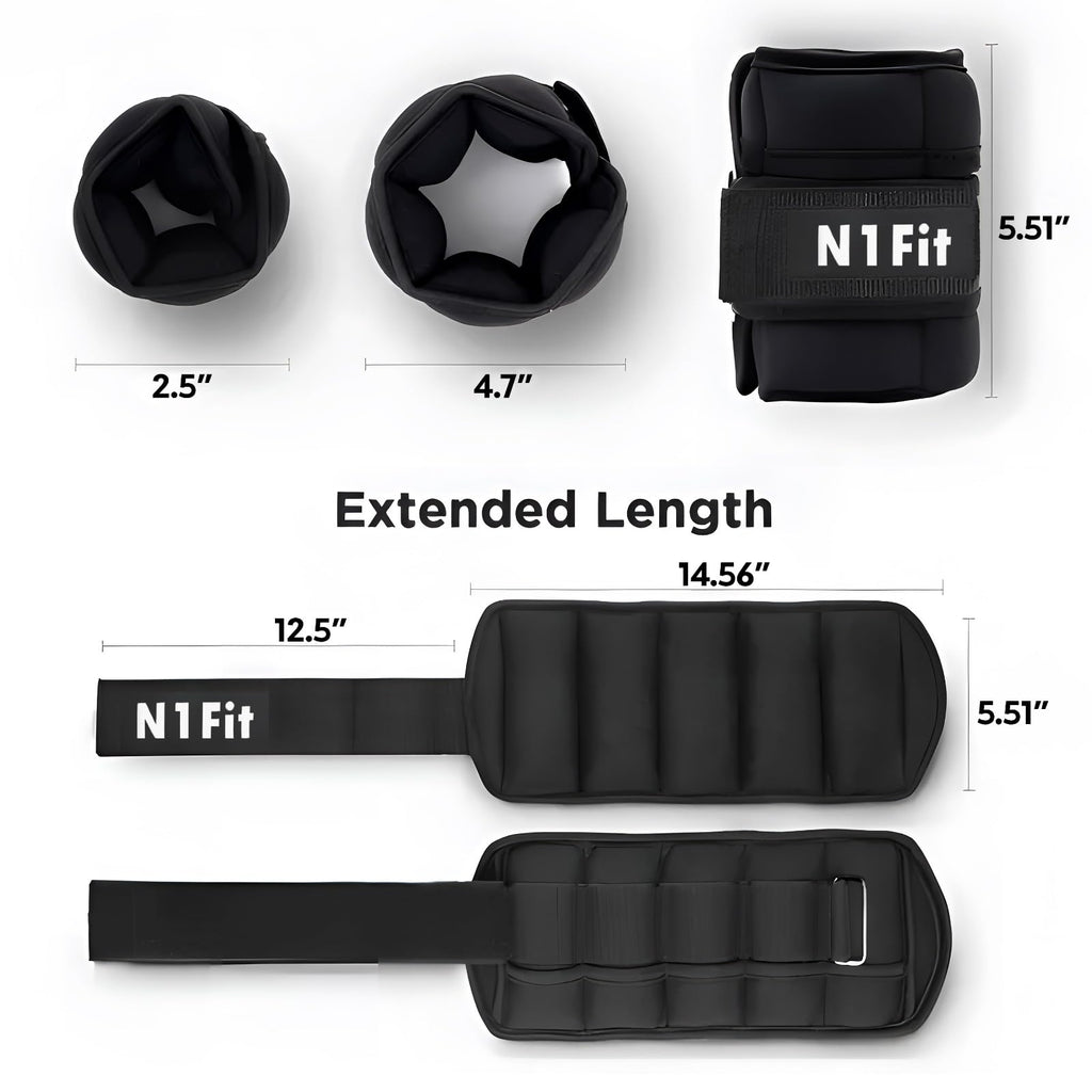 10lbs/Pair Adjustable Ankle Weights N10020
