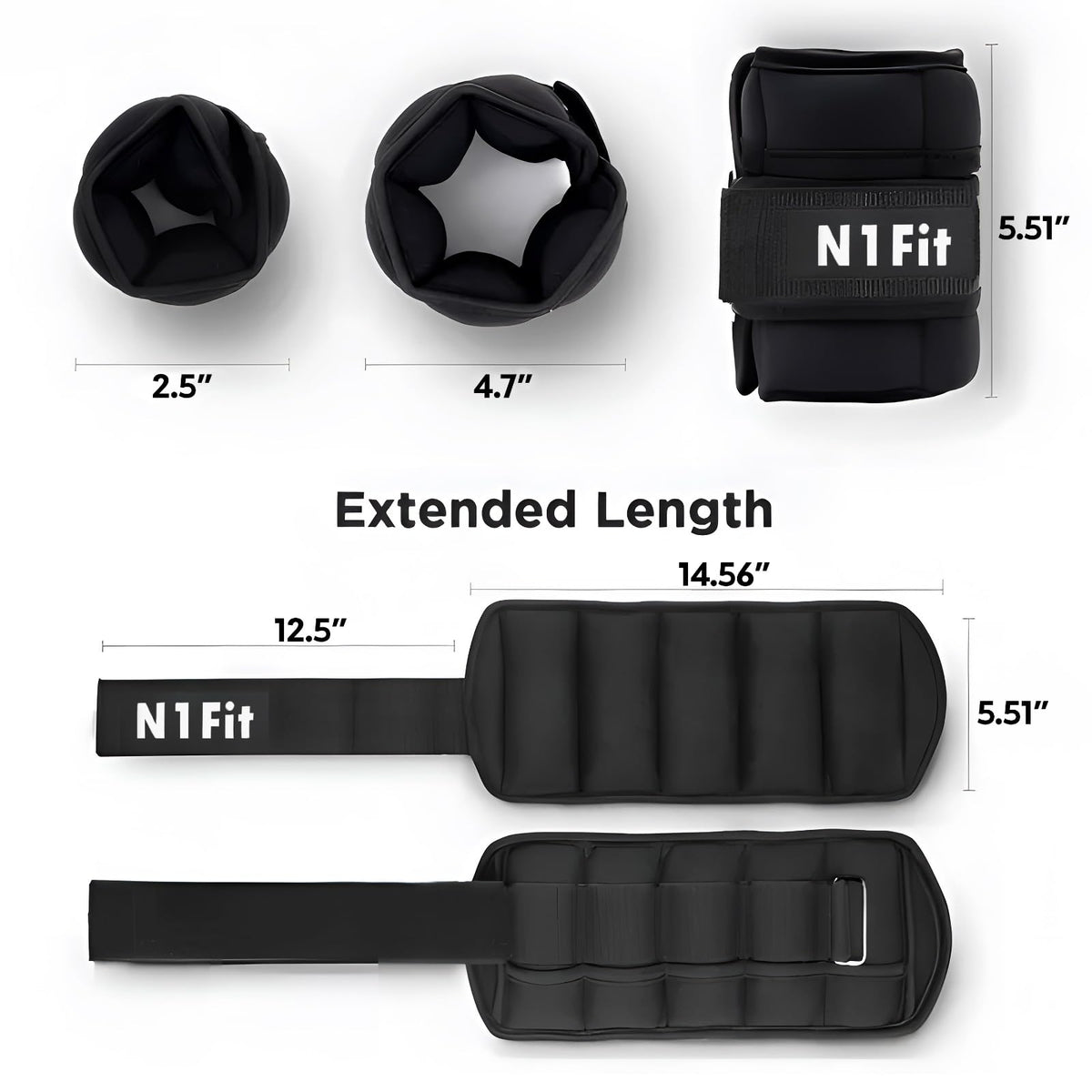 10lbs/Pair Adjustable Ankle Weights N10020