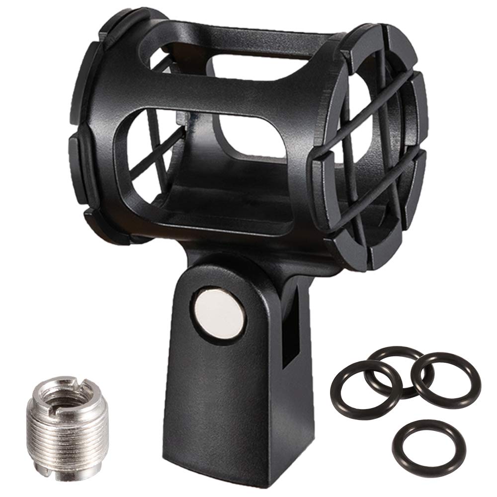 Microphone Shock Mount Holder Clip Anti-Vibration for Condenser Shotgun Mic D77287