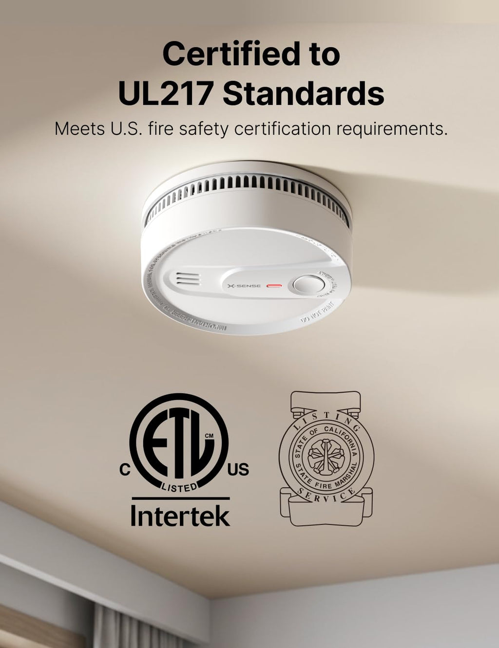 Smoke Detector 10-Year Battery 3-Pack N20234
