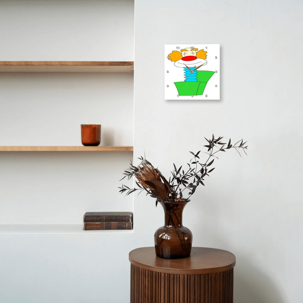 Cute Jack in the Box Wall Clock B9234
