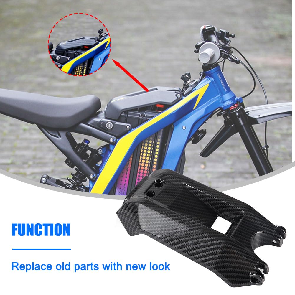 Carbon Fiber Battery Cover Guard for Electric Dirt Bike D6500