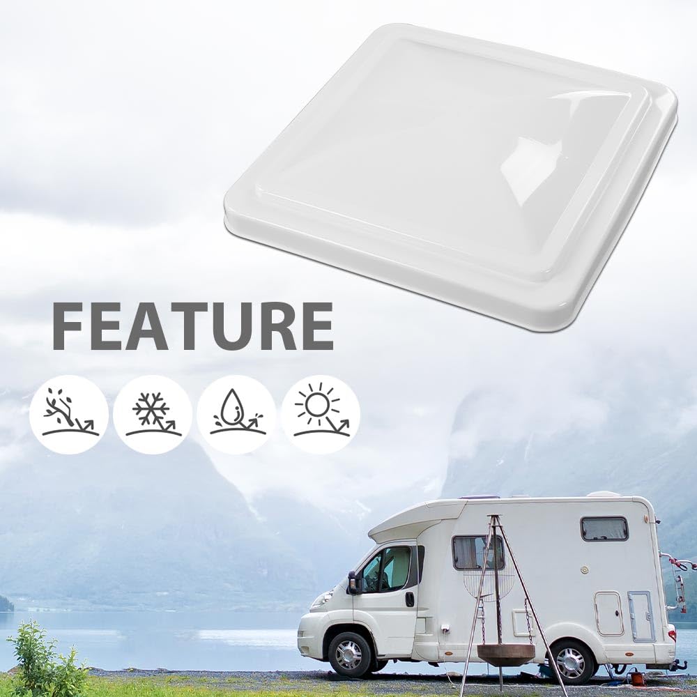 14" x 14" White Roof Vent Cover S294160