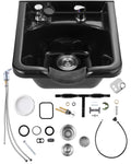 Black ABS Plastic Shampoo Basin K100409