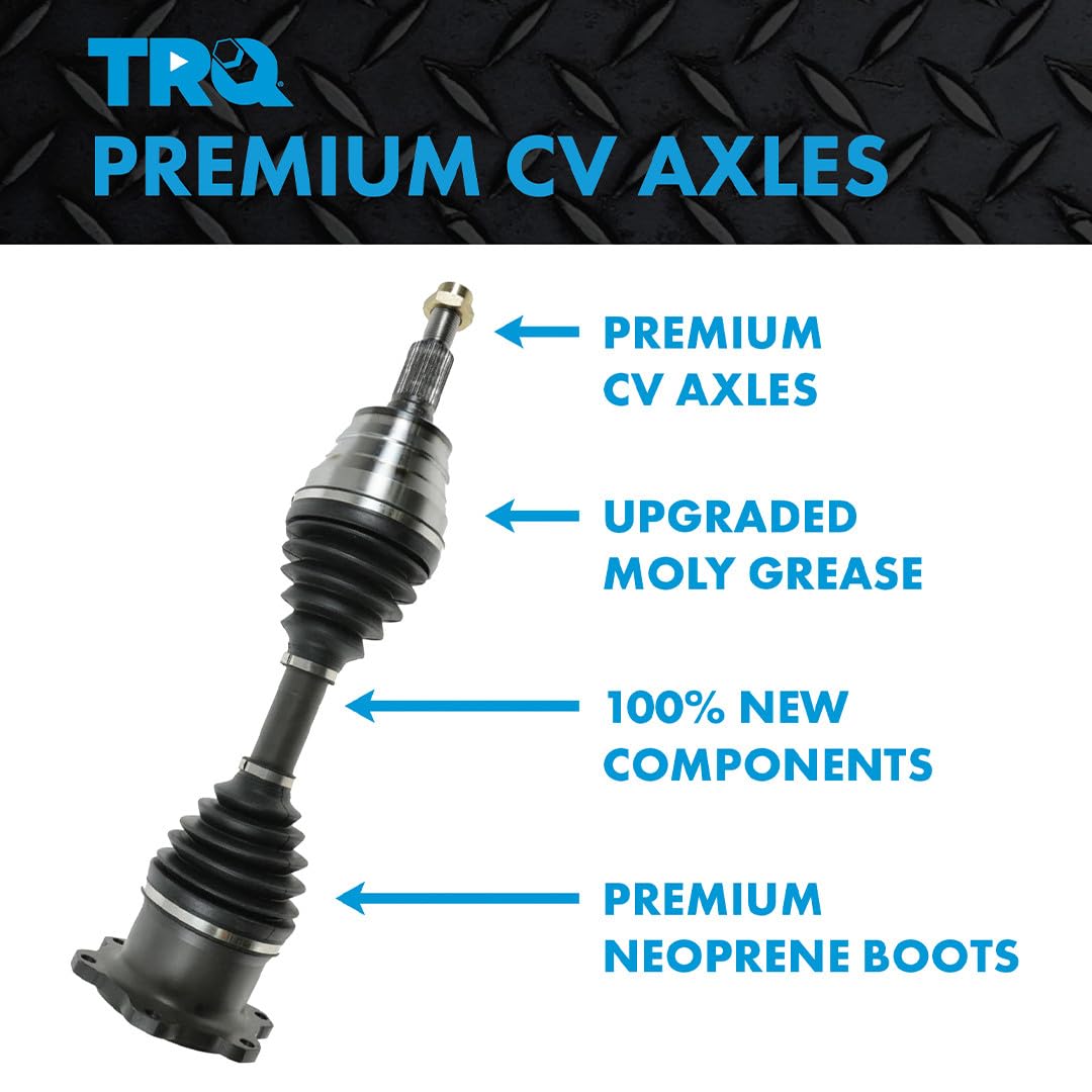 Front 2 Piece CV Axle Shaft Assembly Set J373
