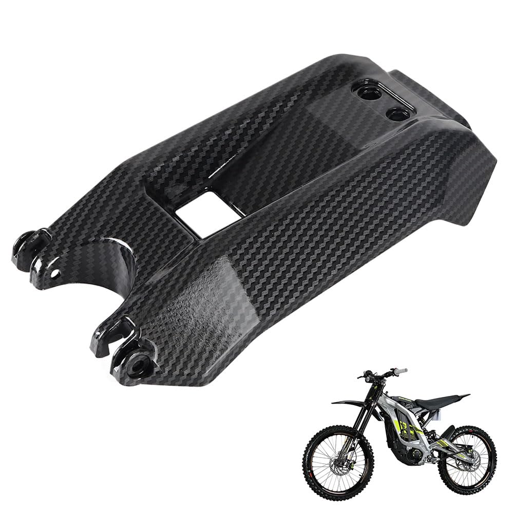 Carbon Fiber Battery Cover Guard for Electric Dirt Bike D6500