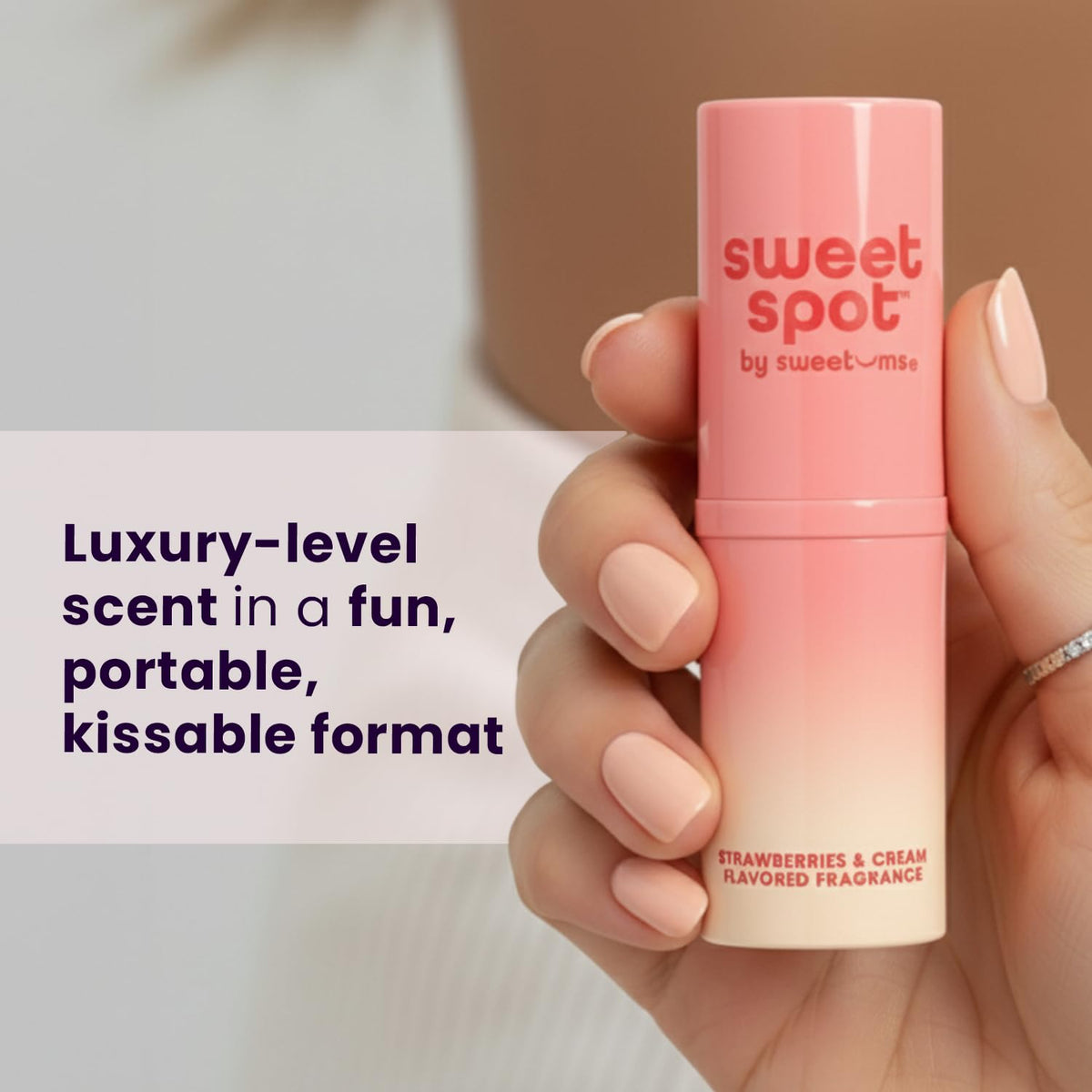 Portable Strawberries & Cream Perfume Stick D229388