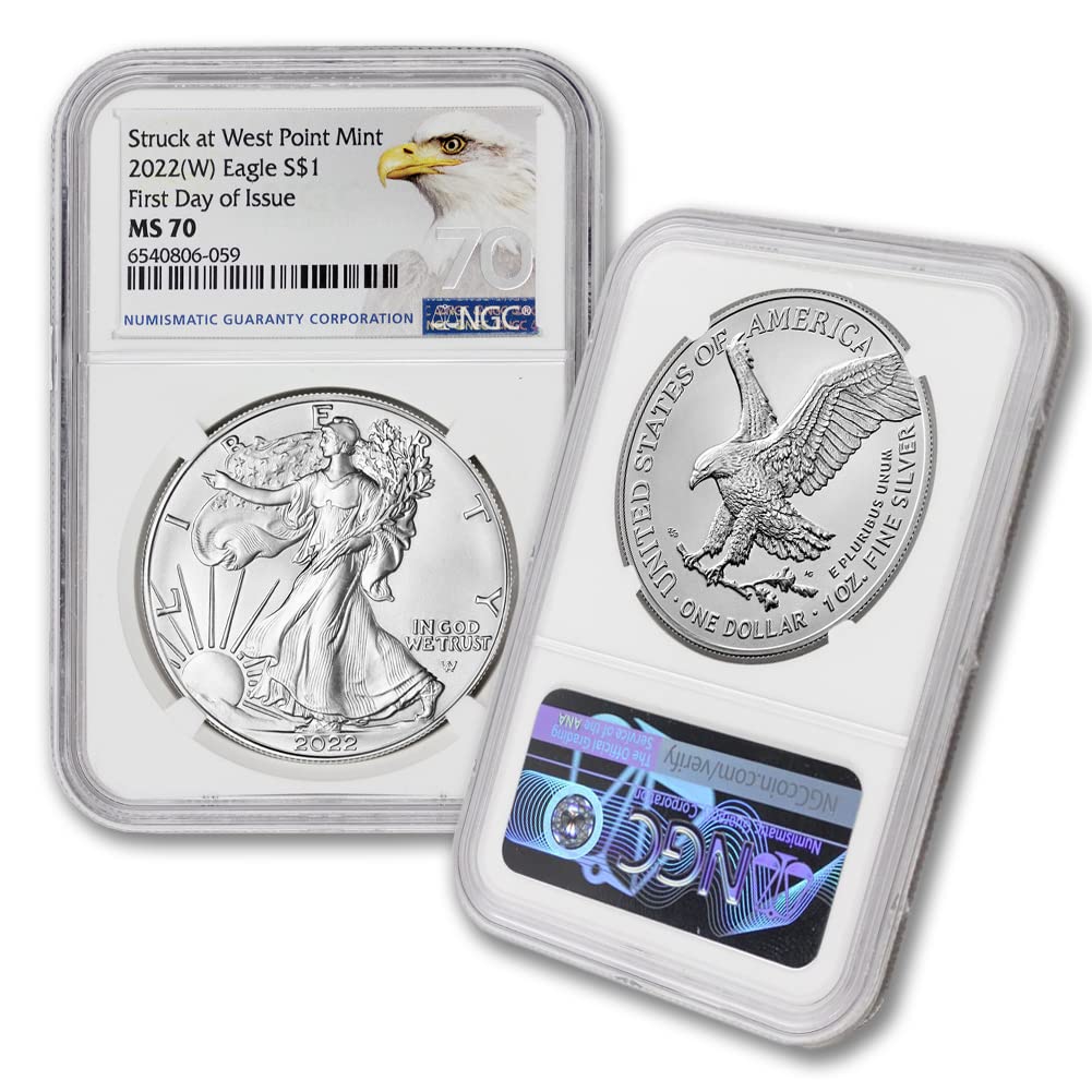 1 oz American Silver Eagle Coin MS-70 H936336