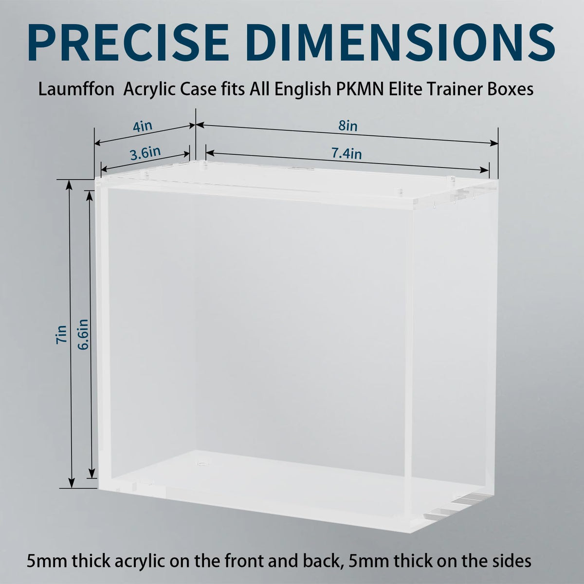 Acrylic Display Case with Sliding Lid, 1 Pack S7112