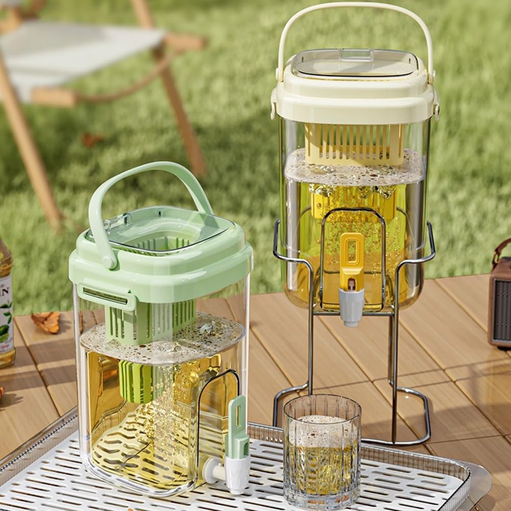 Cold Water Pitcher with Faucet and Tea Infuser D18728