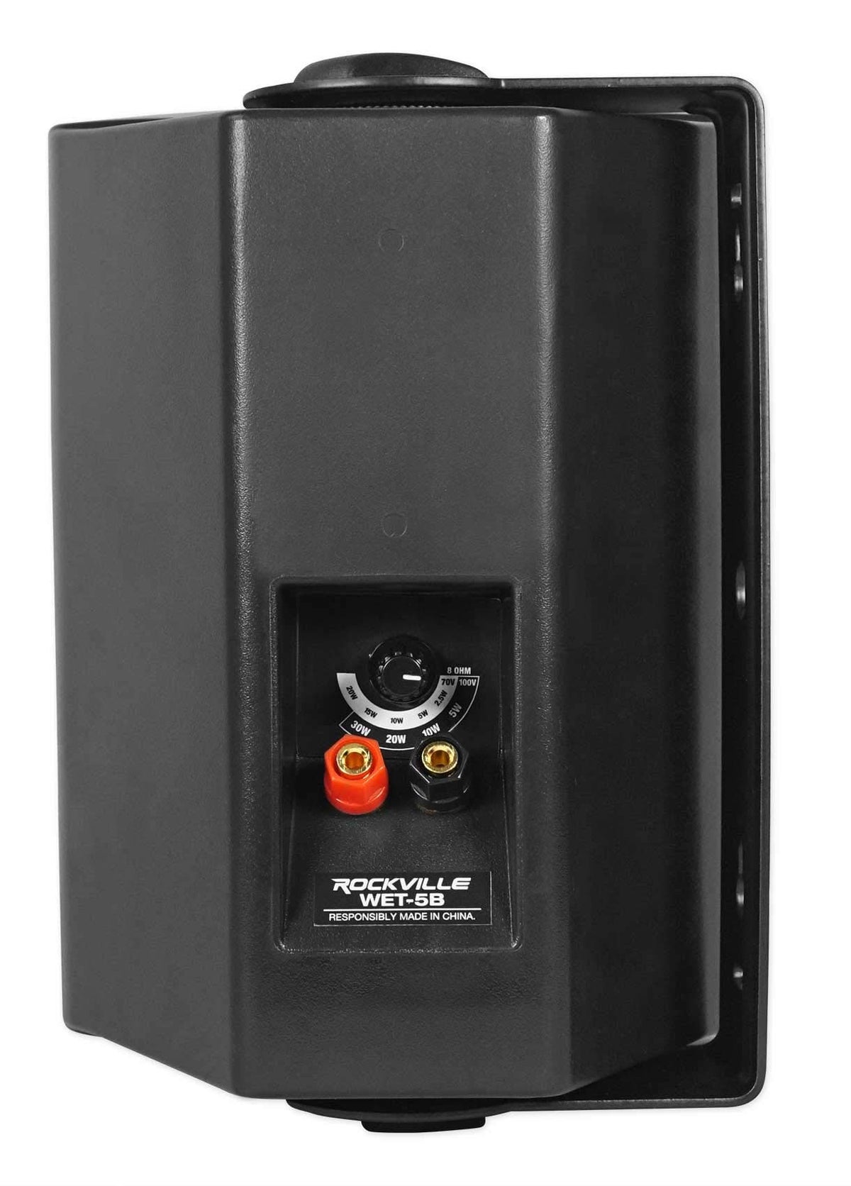 Black Indoor/Outdoor Wall Speaker, 2-Pack H58121