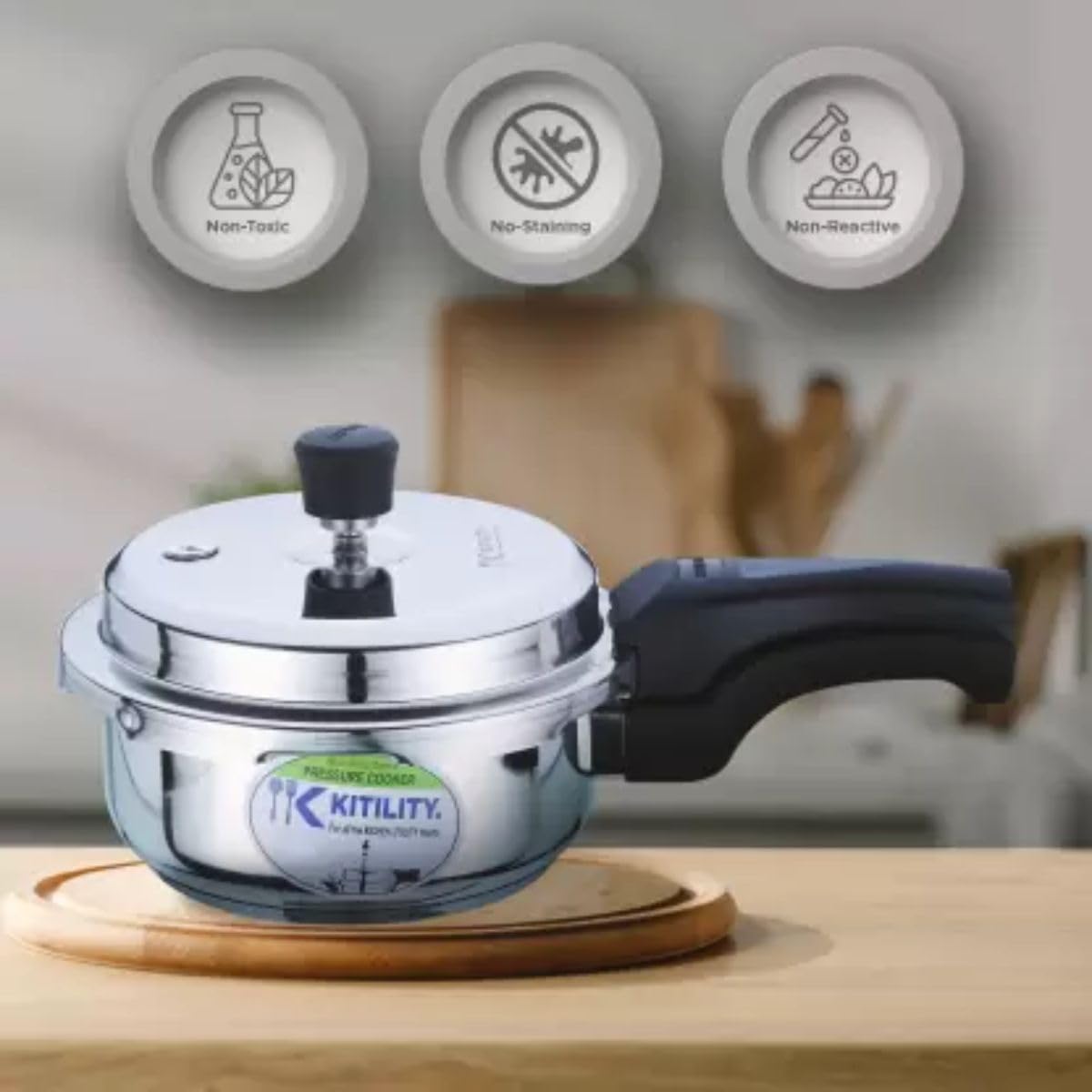 3.5 Quart Stainless Steel Pressure Cooker C8905