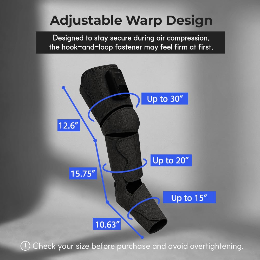 Cordless Full Leg Massager with Knee & Sole Heat P88142