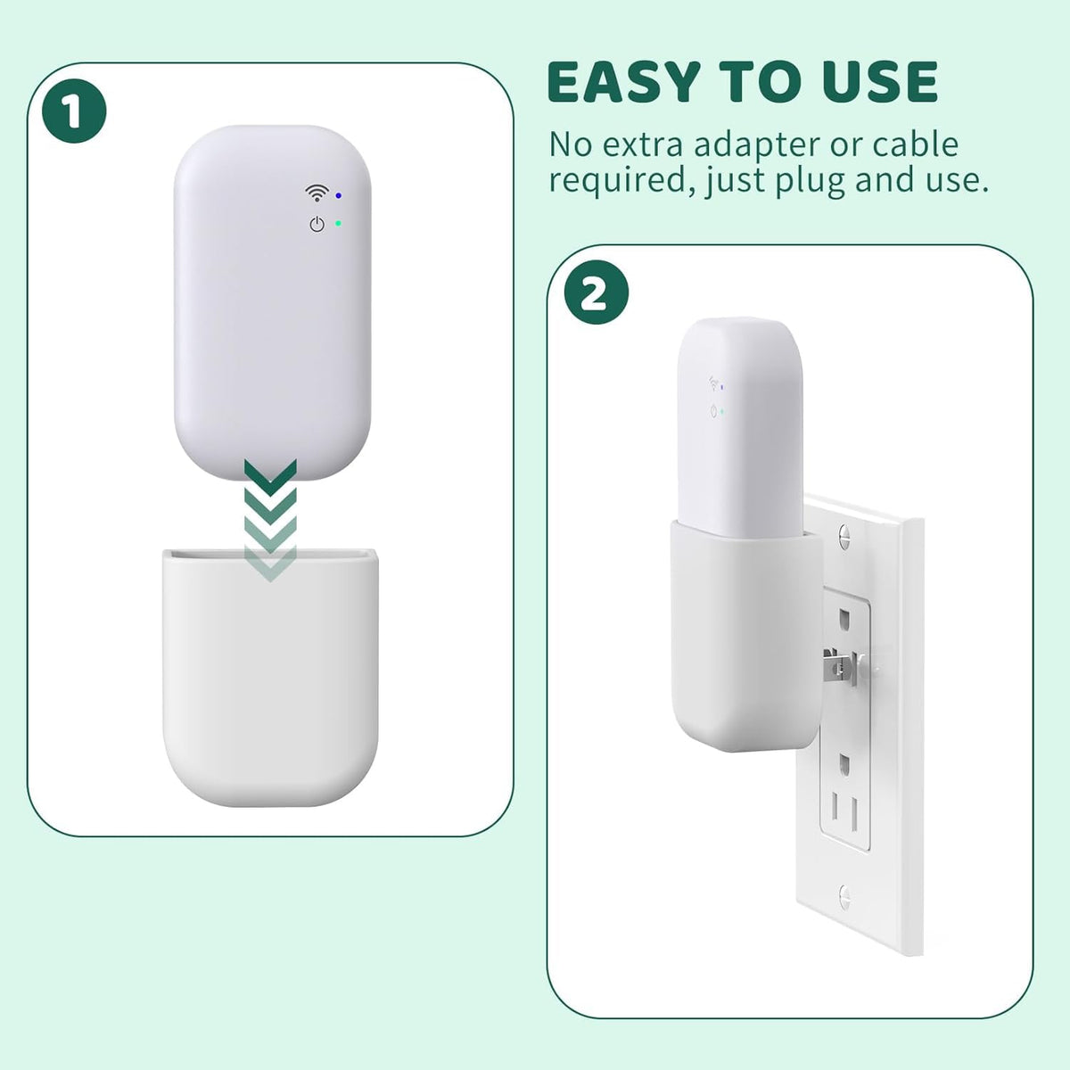 Wall Mount Bracket with Built-in Plug F4777