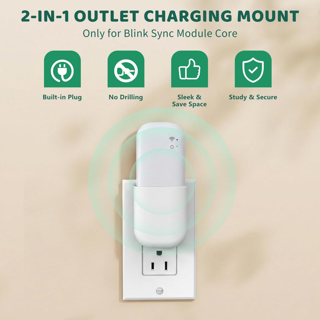 Wall Mount Bracket with Built-in Plug F4777