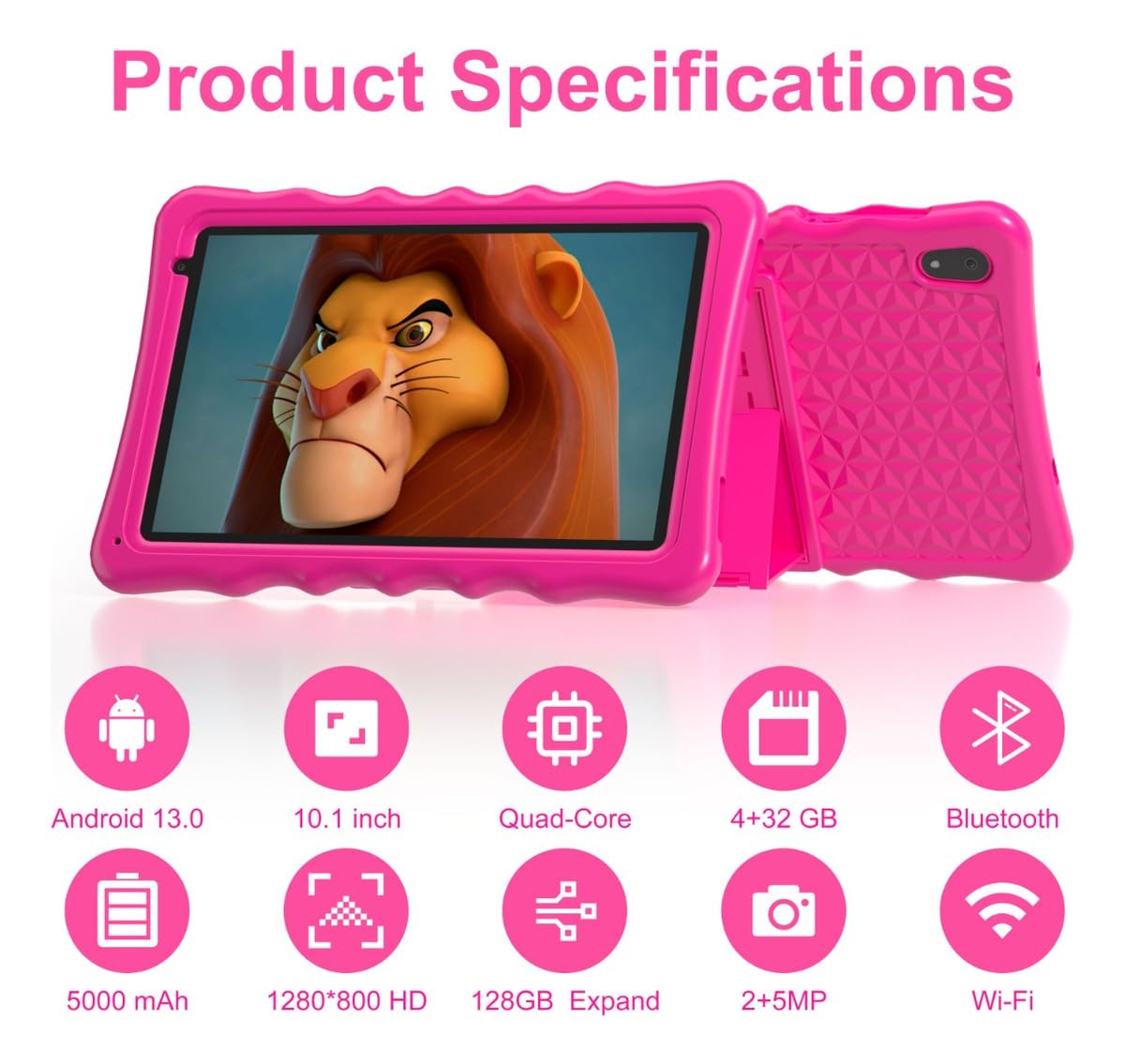 10 Inch Android Tablet with Protective Case C349