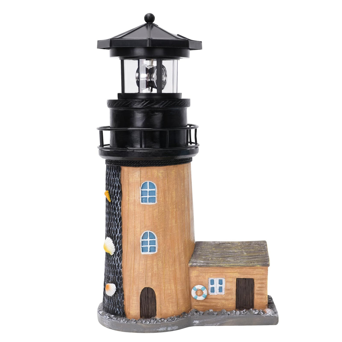 Solar Lighthouse with Rotating Beacon V948973