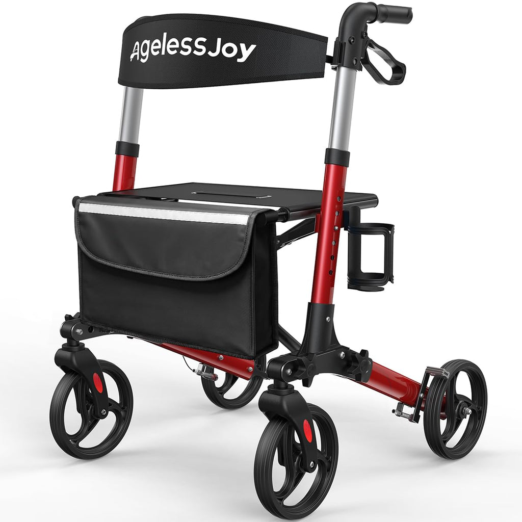 Foldable Rollator Walker with Seat L3186