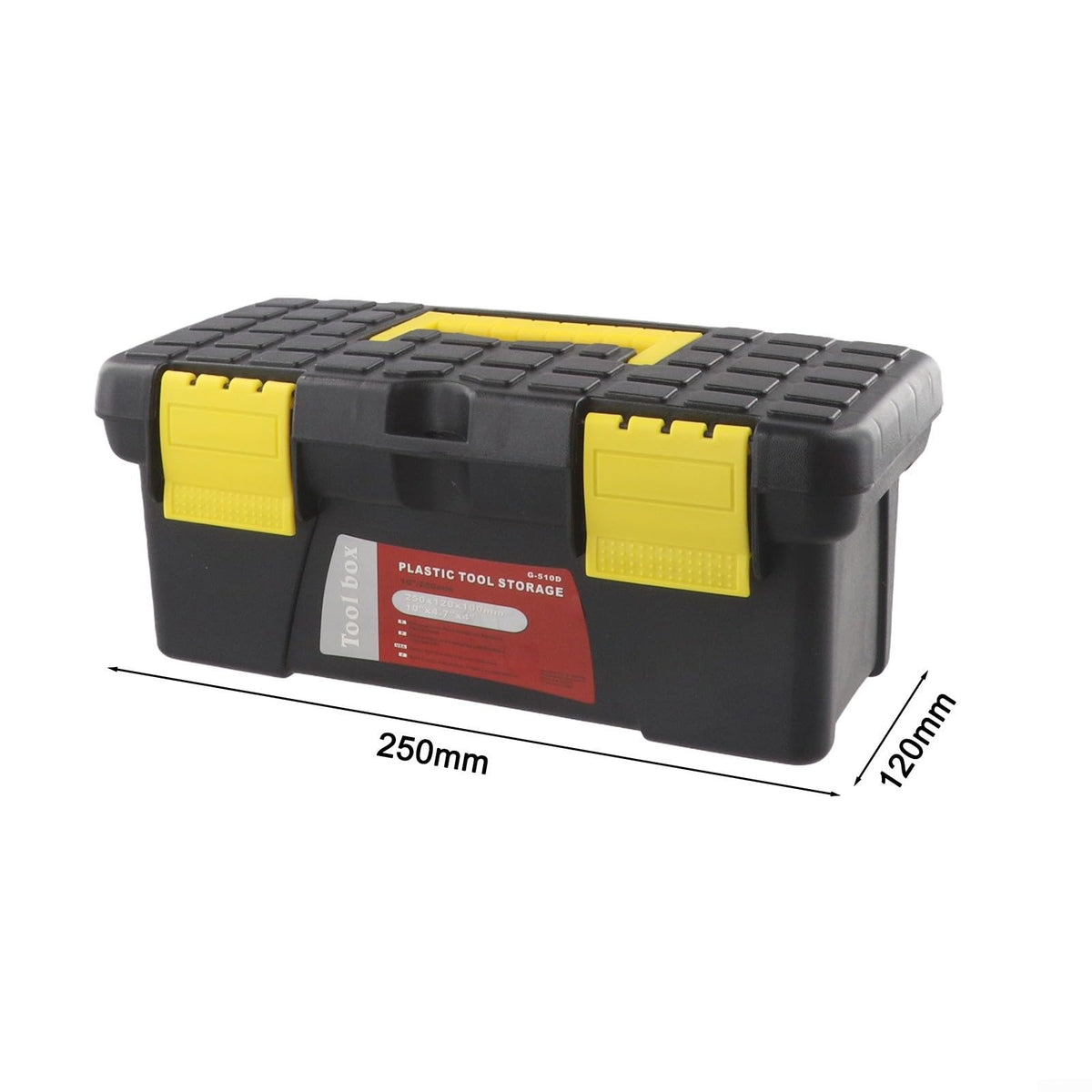 10 Inch Plastic Toolbox D632