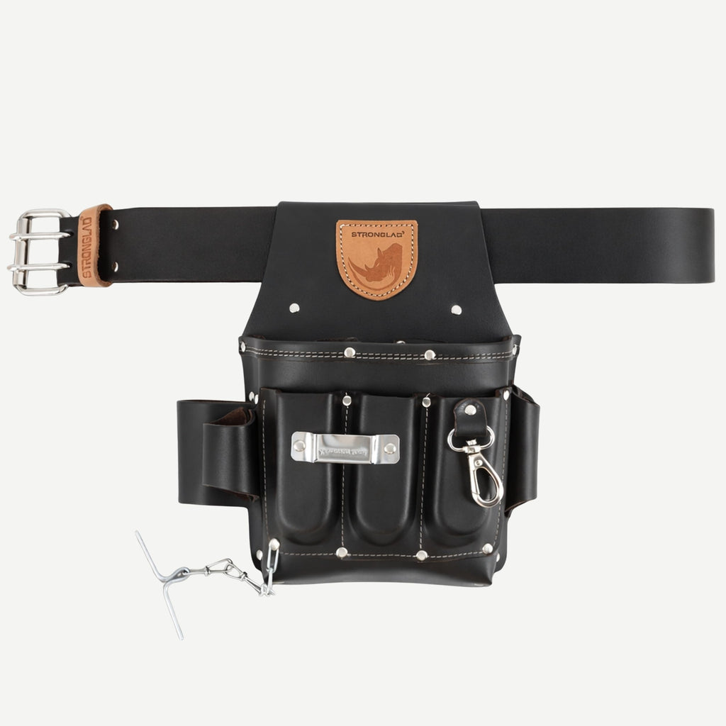 13-Pocket Top-Grain Leather Electricians Tool Belt P384263