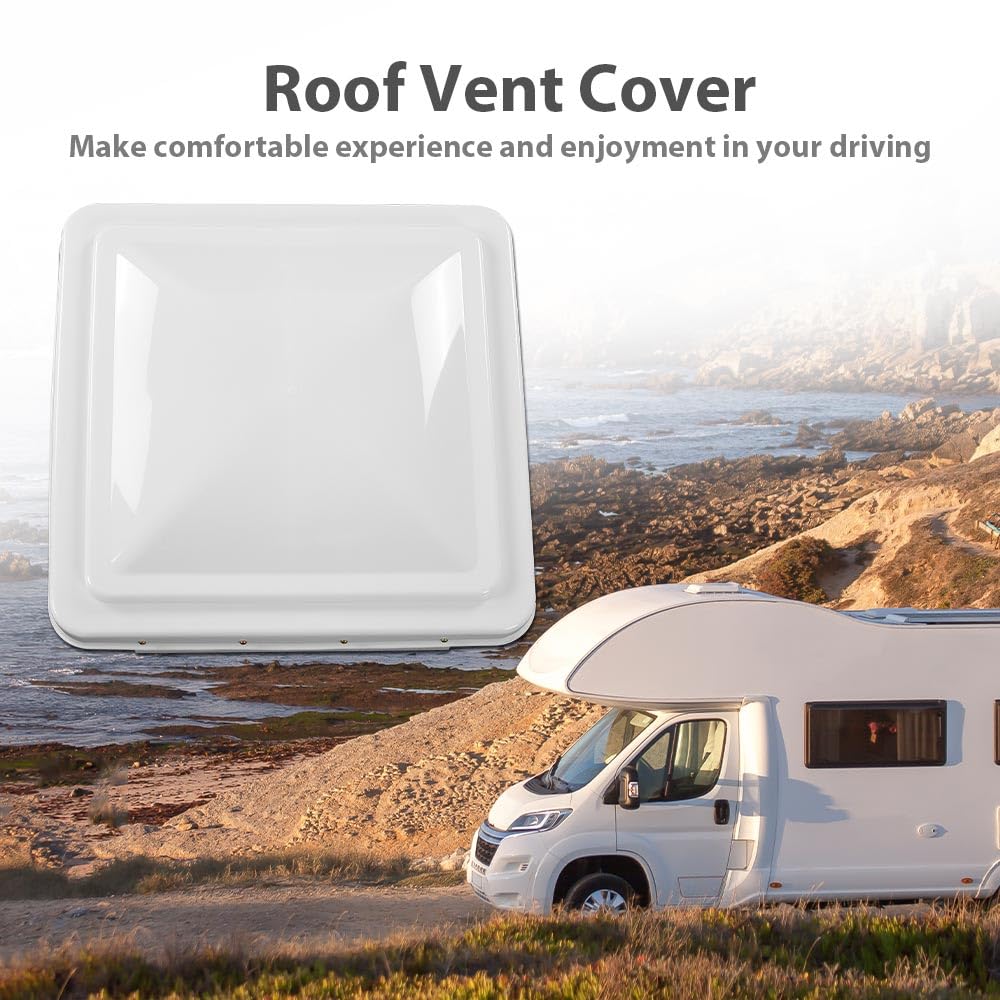 14" x 14" White Roof Vent Cover S294160
