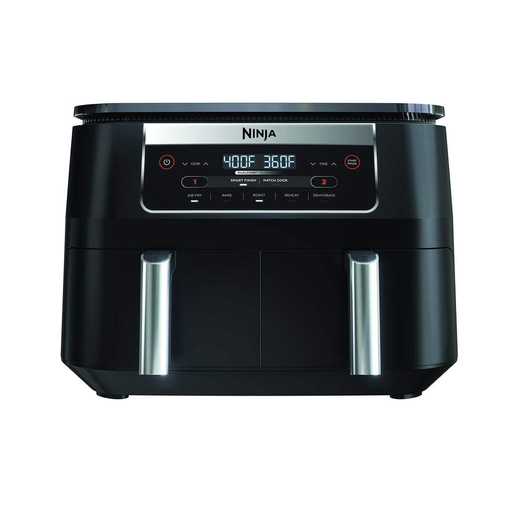 6 Quart 5-in-1 DualZone 2-Basket Air Fryer, Black N522522